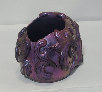 Makeup Brush Holder - Resin Skull